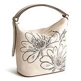 Vera Bradley Astoria Leather Shoulder Bag in Bloom Cottage   - 52106