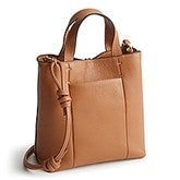 Vera Bradley Leather Mini Original Tote in Roasted Pecan  - 52117