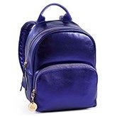 Vera Bradley Leather Mini Backpack in Purple Metallic   - 52185