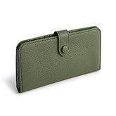 Vera Bradley Leather Tab Wallet in Bronze Green  - 52189