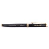 Engraved Waterman Hemisphere Black and Gold Rollerball Pen    - 52276