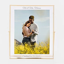  Kittenish Engraved Gold Floating 8x10 Frame     - 52389