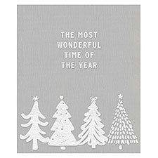 "Most Wonderful Time" Throw Blanket   - 52526