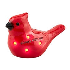 Ceramic Cardinal Cake Light Up Sitter for Serveware    - 52577