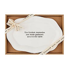 Ceramic "Fondest Memories" Serving Platter    - 52581