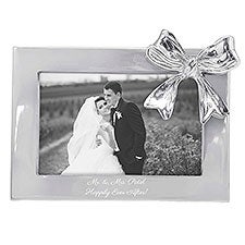 Engraved Mariposa Horizontal 4x6 Bow Frame   - 52588