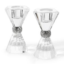 Pageant Bling Candlestick Holder Set     - 52702