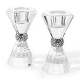 Pageant Bling Candlestick Holder Set     - 52702