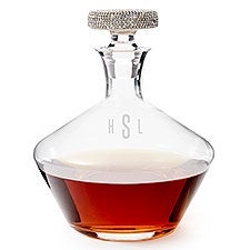 Etched Diamante Bling Marmont Decanter - 52704