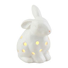 Ceramic Bunny Light-Up Sitter for Serveware  - 52707