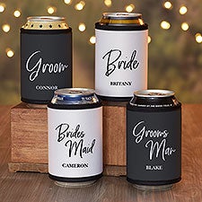 Kittenish Wedding Party Personalized Can & Bottle Wrap   - 53495