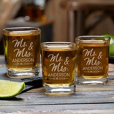 Kittenish Wedding Favor Personalized Shot Glass   - 53501