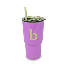 Kate Spade Initial Travel Cup with Straw - B    - 53615