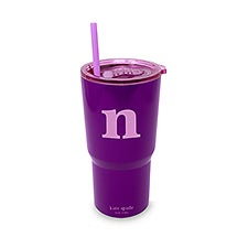 Kate Spade Initial Travel Cup with Straw - N     - 53691