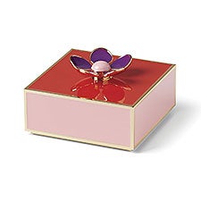 Kate Spade Pop Floral Jewelry Box in Red & Pink   - 53748