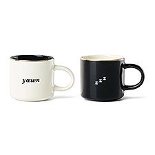 Kate Spade Mug Set- Yawn/ZZZ  - 54165