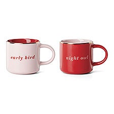 Kate Spade Mug Set- Early Bird/Night Owl   - 54166