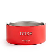 Kate Spade Engraved Let's Do Lunch Pet Bowl - Medium/Large  - 54191