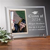 Engraved Glass Photo Frame - Graduation Edition - 5530