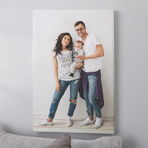 Picture Wall Art Your Photo on Custom Framed Canvas 16 x 20 Vertical Print
