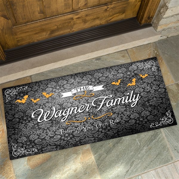 Personalized Doormats - Haunted Halloween - 14749