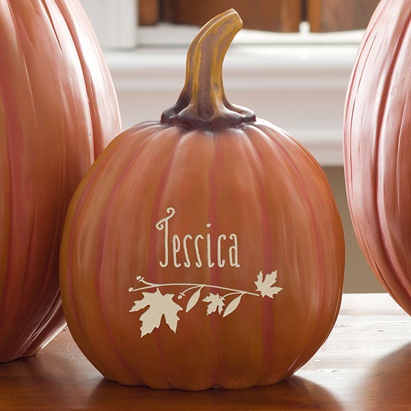 Personalized Decorative Pumpkins - Count Your Blessings - 14751