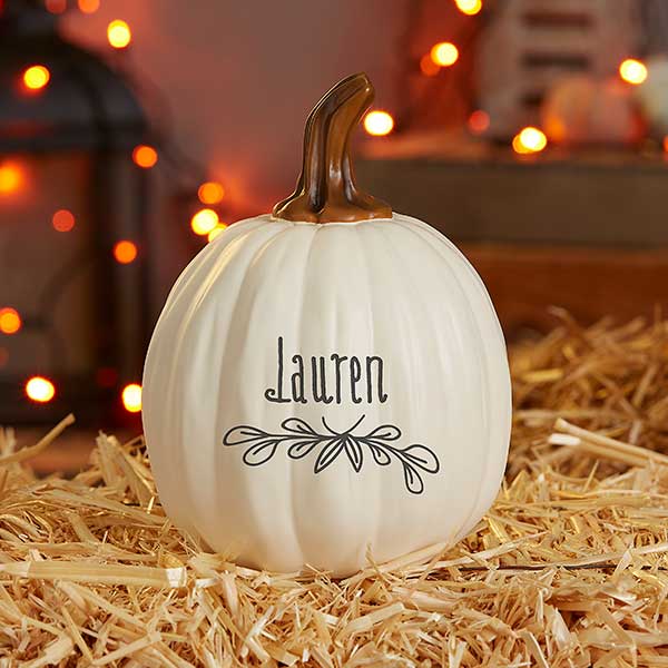 Personalized Decorative Pumpkins - Count Your Blessings - 14751