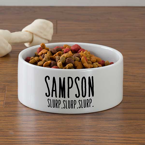 Personalized pet outlet bowls