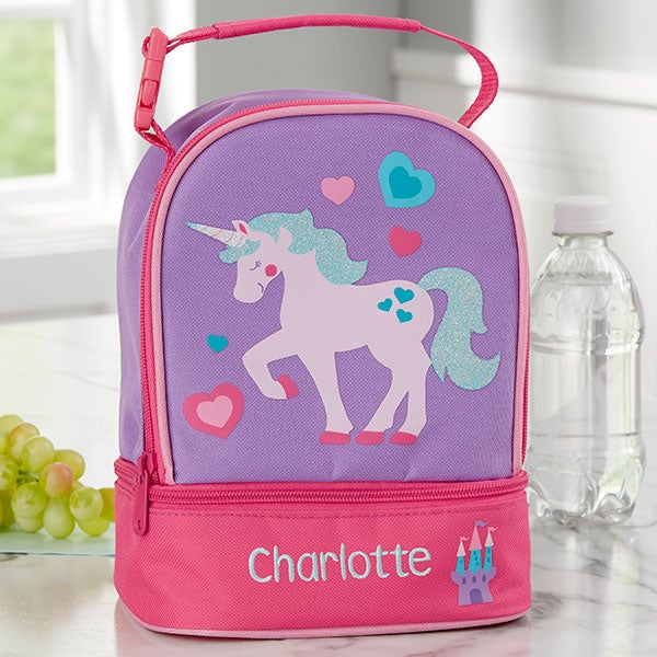 Unicorn Embroidered Lunch Bag