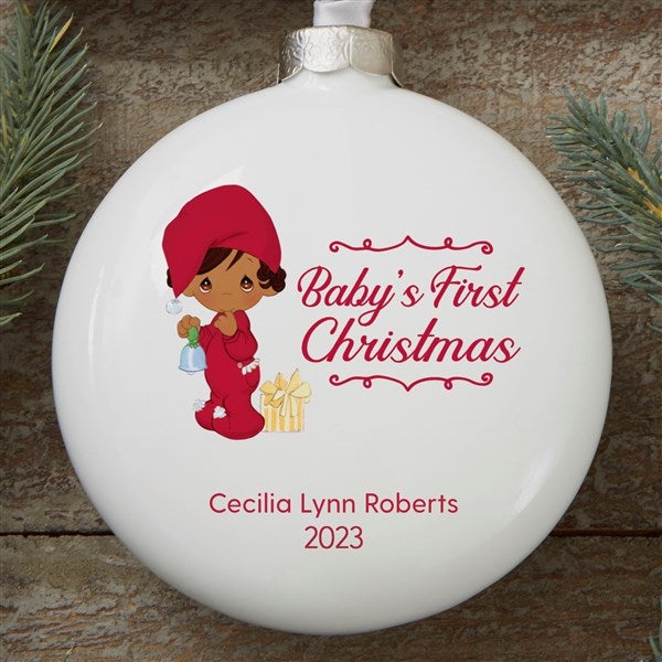 Precious moments ornaments deals baby's first christmas