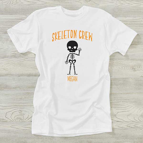 Skeleton Family Personalized Halloween Women's Shirts - 27706