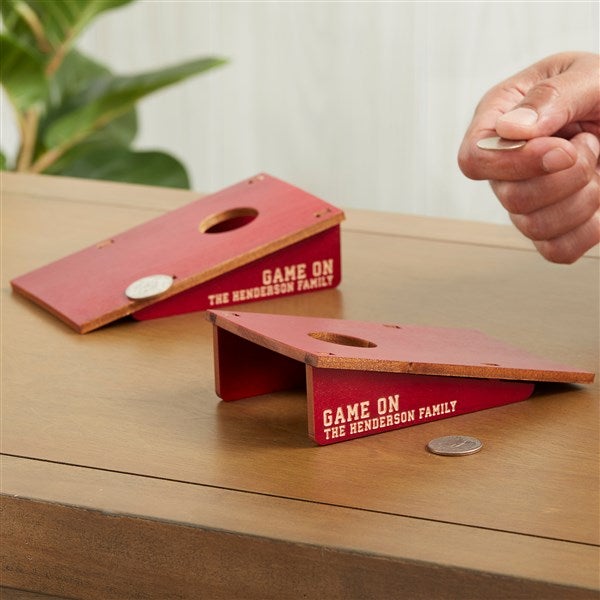 Personalized Mini Cornhole Game - 31215