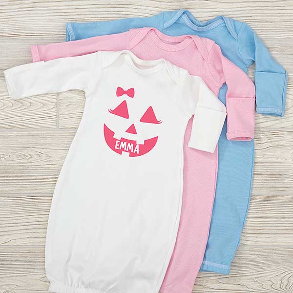 Jack-o'-Lantern Personalized Halloween Baby Clothing - 32007