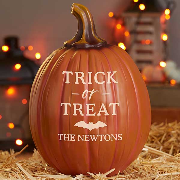 Spellbinding Stripes Personalized Pumpkins - 32037