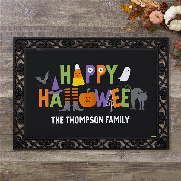 Personalized Doormats - Trick or Treat Icons - 35880