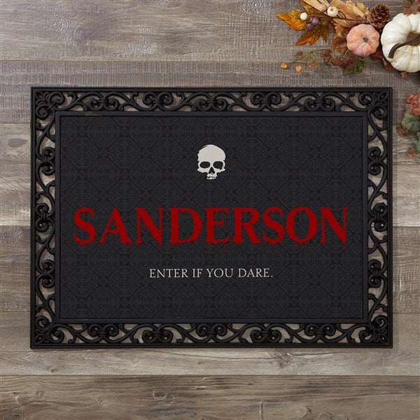 Halloween Personalized Doormat - Haunted Halloween - 36027