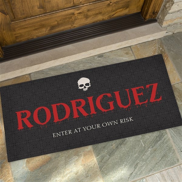 Halloween Personalized Doormat - Haunted Halloween - 36027