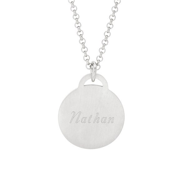 Personalized Photo Round Pendant Necklace