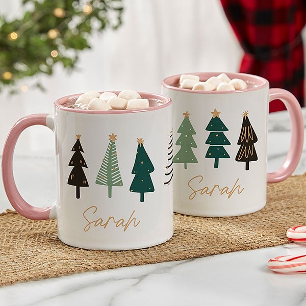 Christmas Aspen Personalized Coffee Mugs  - 37067