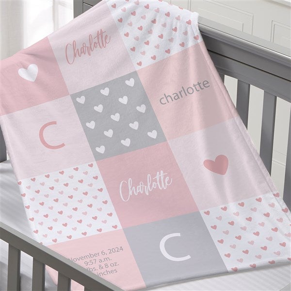 Letter To Mom Personalized 30x40 Plush Fleece Blanket