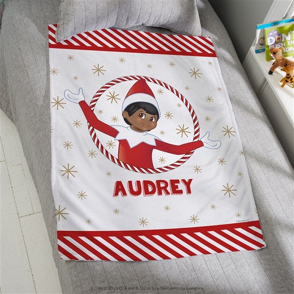 The Elf on the Shelf Personalized 30x40 Fleece Blanket