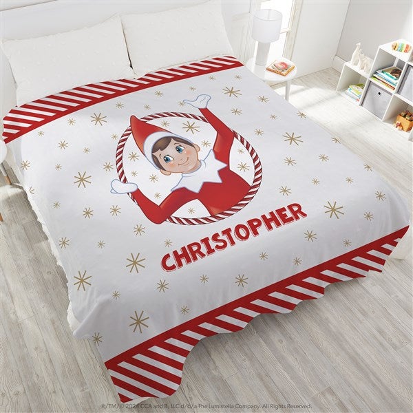 The Elf on the Shelf Personalized Blanket  - 38715