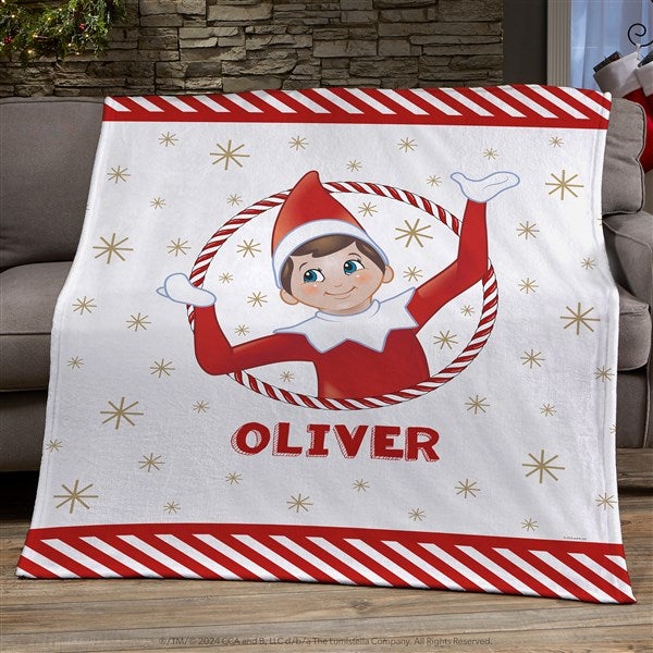 The Elf on the Shelf Personalized Blanket  - 38715