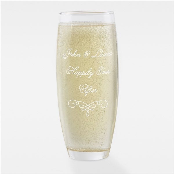 Reims Engraved Stemless Champagne Flutes, Set of 4 - Bed Bath & Beyond -  21290594