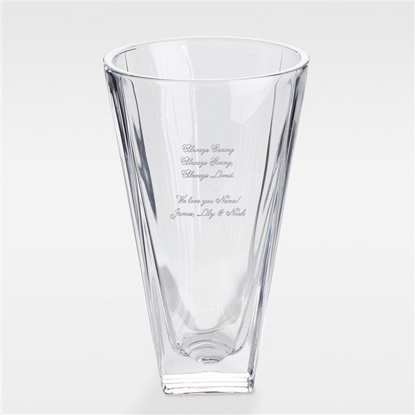 Etched Message Vase for Grandma - 42589