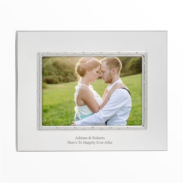 Engraved Lenox &quot;Devotion&quot; Wedding 5x7 Picture Frame   - 44129