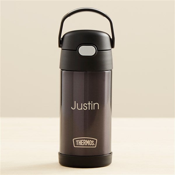 Personalised thermos bottle with logo