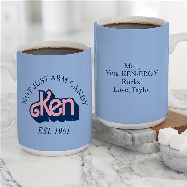 Ken Not Just Arm Candy Personalized Coffee Mugs  - 45736