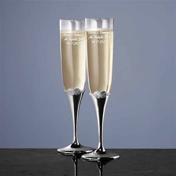 Wedgwood Vera Wang Infinity Toasting Flute Pair