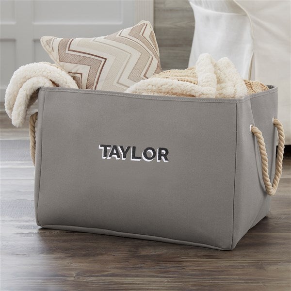 Shadow Name Personalized Storage Totes - 47918